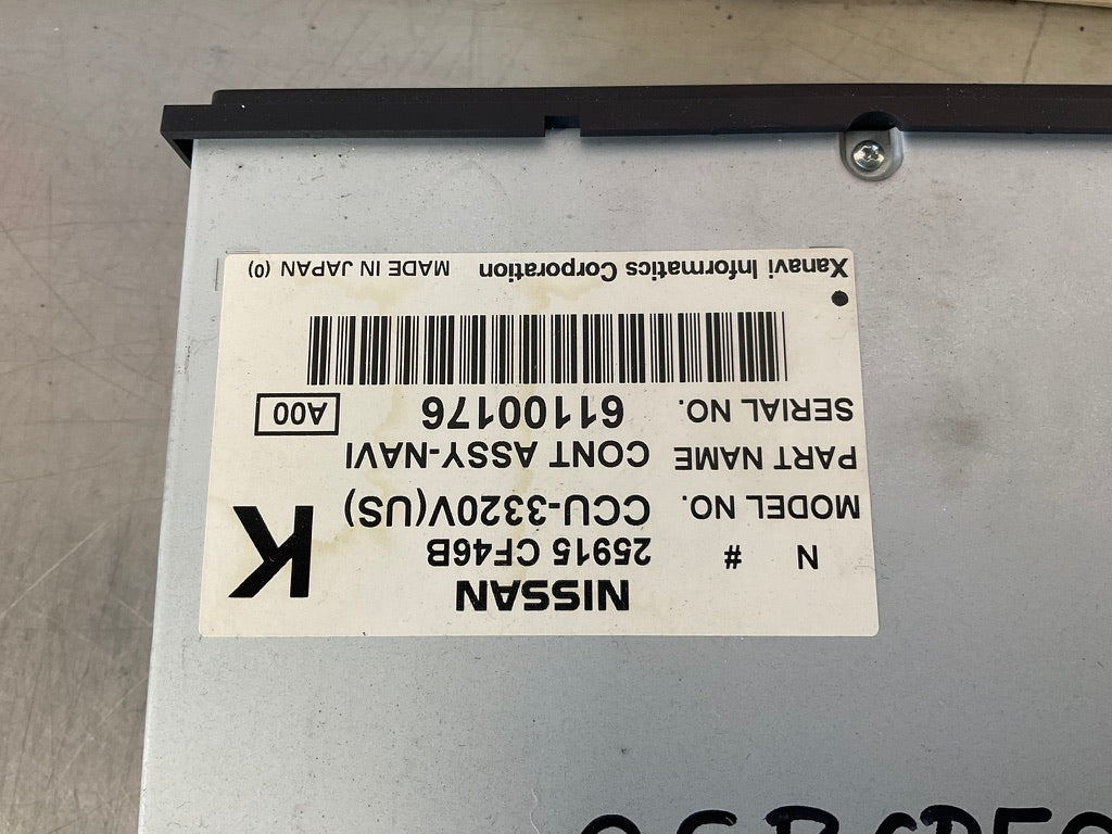 2007 Nissan 350Z GPS Navigation System 25915 OEM 25BCBEC - On Point Parts Inc
