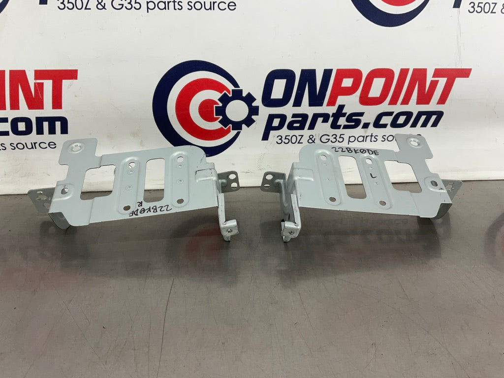 2008 Infiniti G37 Radio Mount Brackets 28120 28121 OEM 22BK0DE - On Point Parts Inc