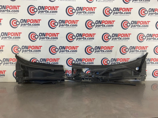 2012 Nissan 370Z Windshield Wiper Hood Cowl 66862 66863 OEM 24BDME3 - On Point Parts Inc