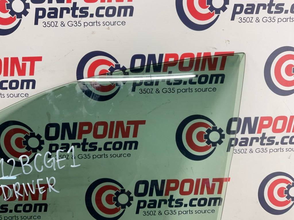 2013 Infiniti G37 Sedan Driver Left Front Tinted Door Window Glass OEM 12BCGE1 - On Point Parts Inc