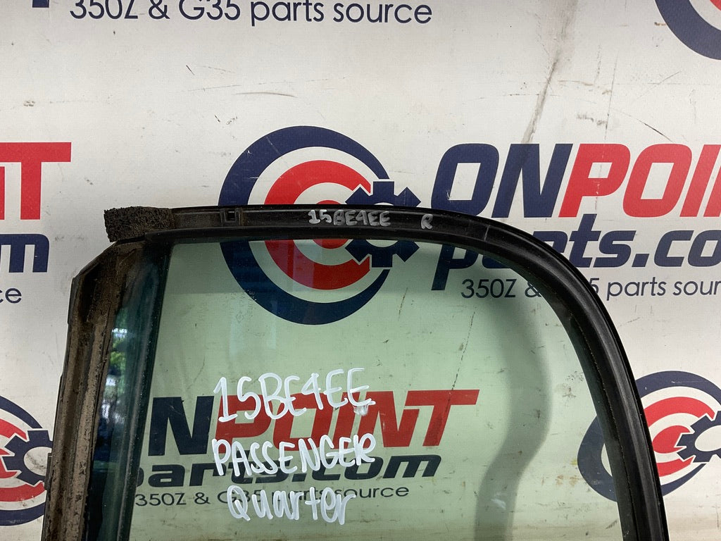 2004 Infiniti G35 Sedan Passenger Right Rear Quarter Window Glass OEM 15BE4EE - On Point Parts Inc