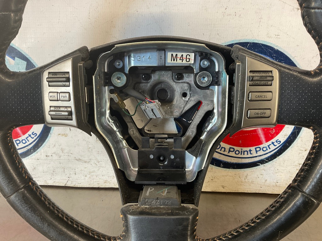2005 Infiniti G35 Steering Wheel Cruise Radio Controls OEM 14BI7DC - On Point Parts Inc