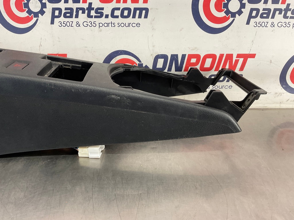 2004 Nissan 350Z Center Console with Seat Warmer Hazard Switches OEM 14BEQE8 - On Point Parts Inc