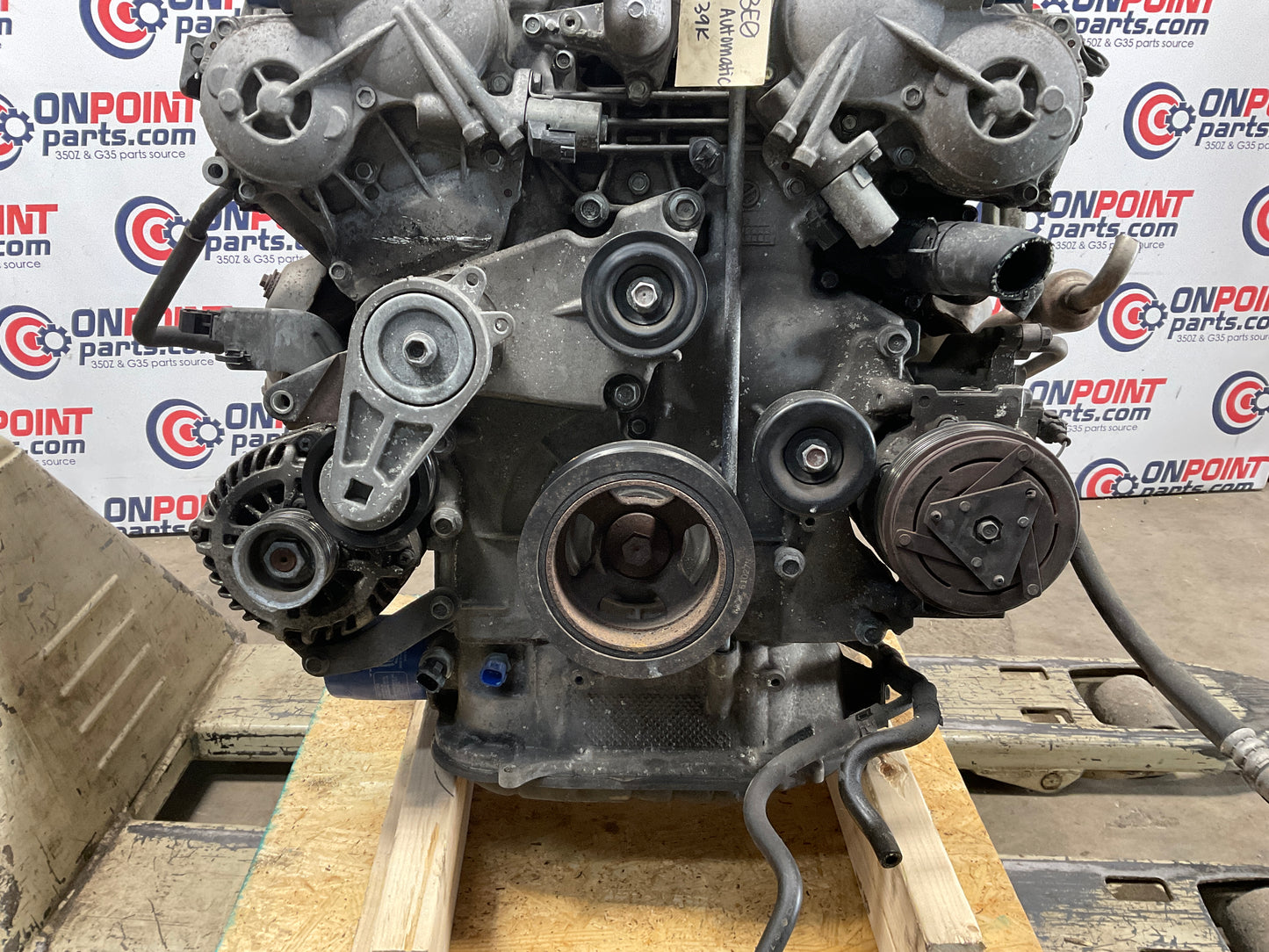 2007 Nissan 350Z VQ35HR Engine Motor 5 Speed Automatic 139k OEM 25BCBE0 - On Point Parts Inc