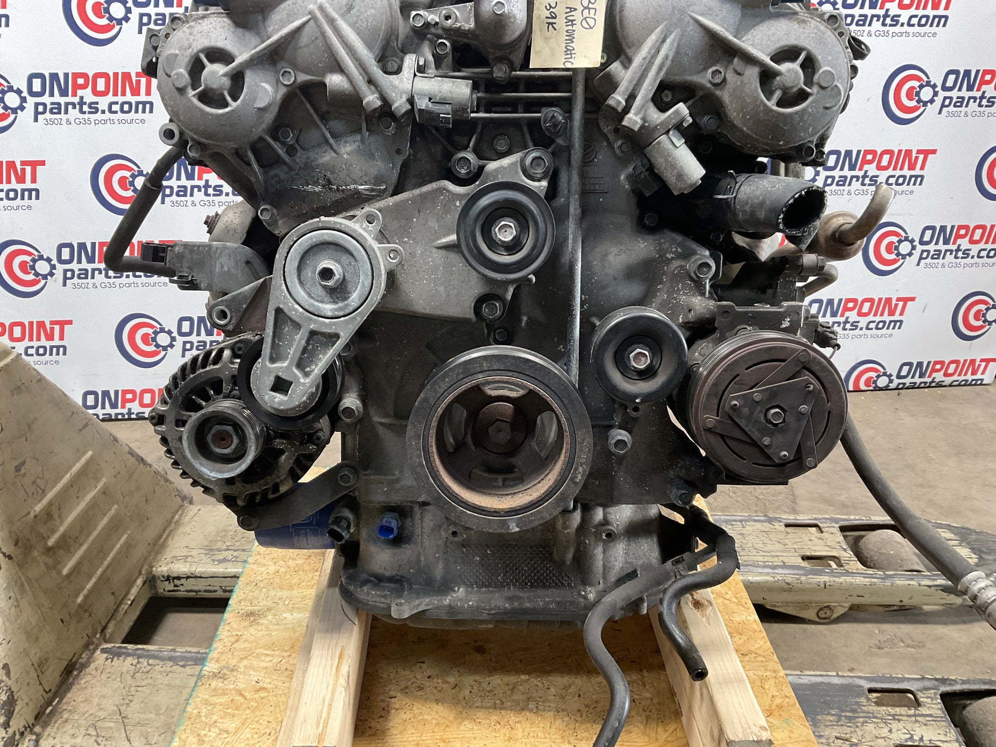 2007 Nissan 350Z VQ35HR Engine Motor 5 Speed Automatic 139k OEM 25BCBE0 - On Point Parts Inc