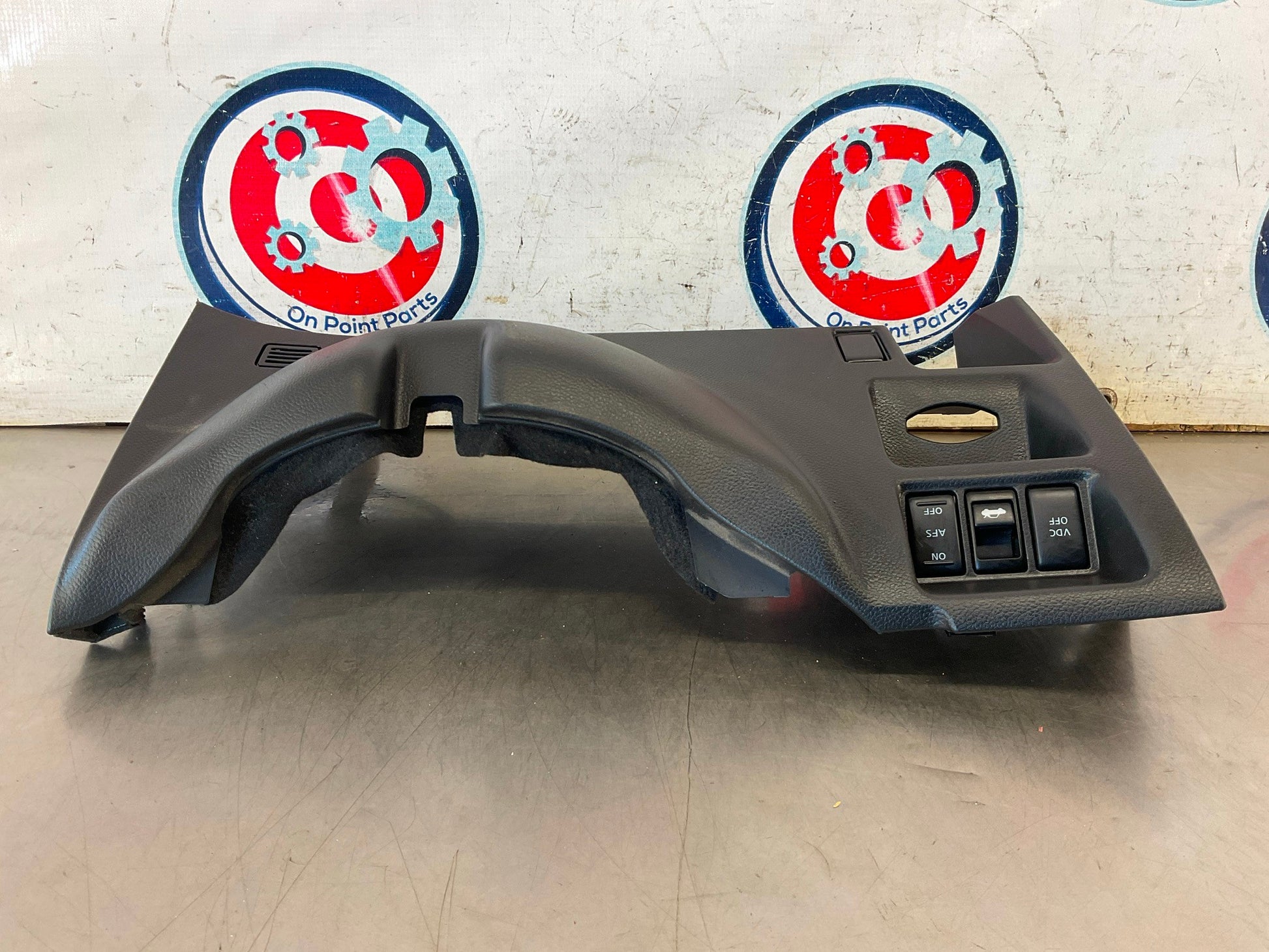 2008 Infiniti G37 Lower Dash Cover Trunk VDC Switches OEM 13BI0D7 - On Point Parts Inc