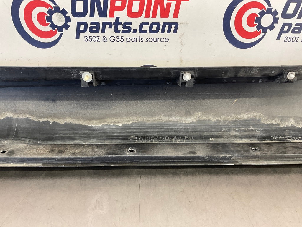 2006 Nissan 350Z Passenger Right Rocker Panel Side Skirt OEM 23BC9E5 - On Point Parts Inc