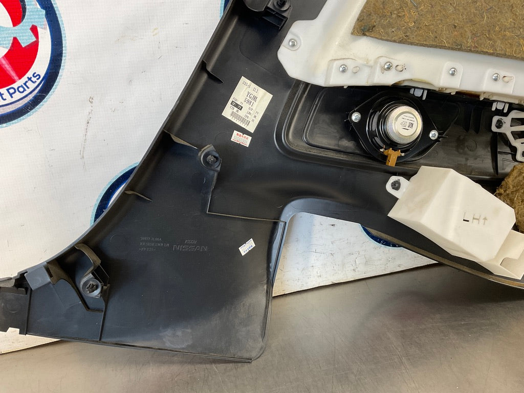 2010 Infiniti G37 Driver Rear Interior Quarter Panel Trim Armrest OEM 22BHYD8 - On Point Parts Inc