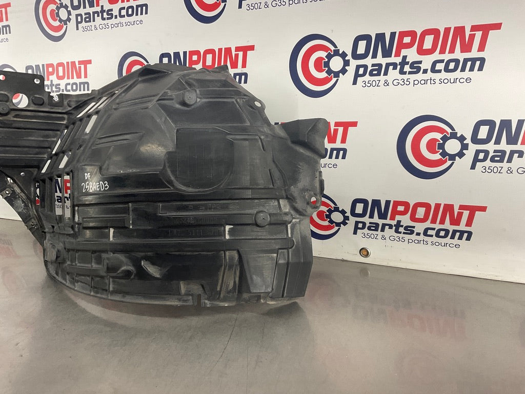 2005 Nissan 350Z Driver Left Front Fender Liner Well Splash Guard OEM 25BAED3 - On Point Parts Inc