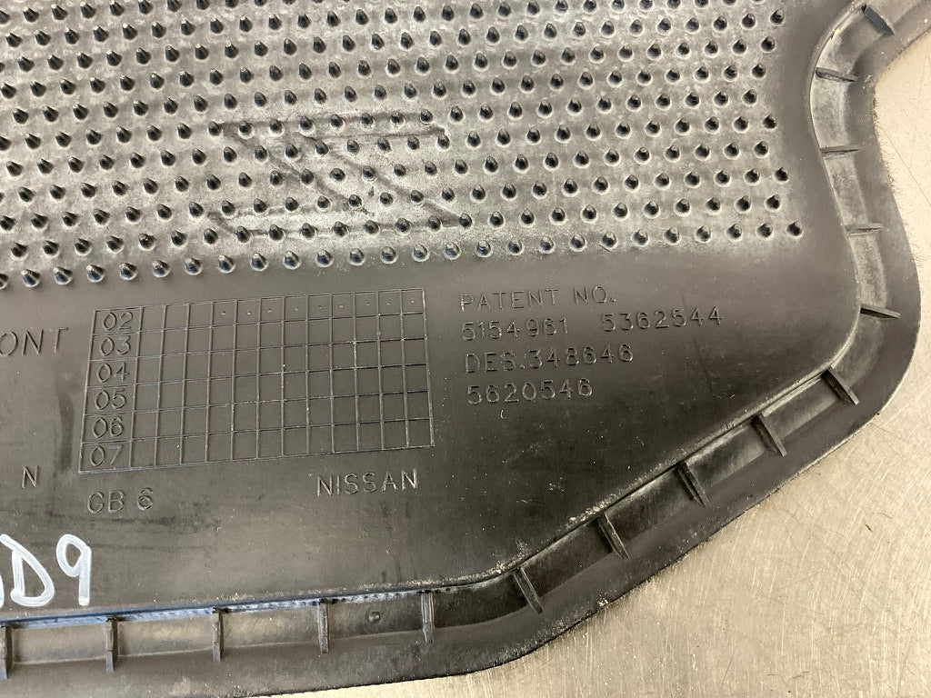 2003 Nissan 350Z Passenger Right Floor Carpet Mat OEM 14BBGD9 - On Point Parts Inc