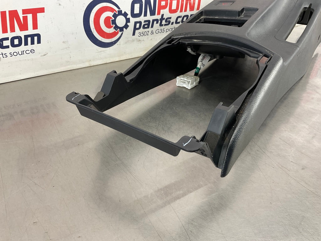 2004 Nissan 350Z Center Console with Seat Warmer Hazard Switches OEM 14BEQE8 - On Point Parts Inc