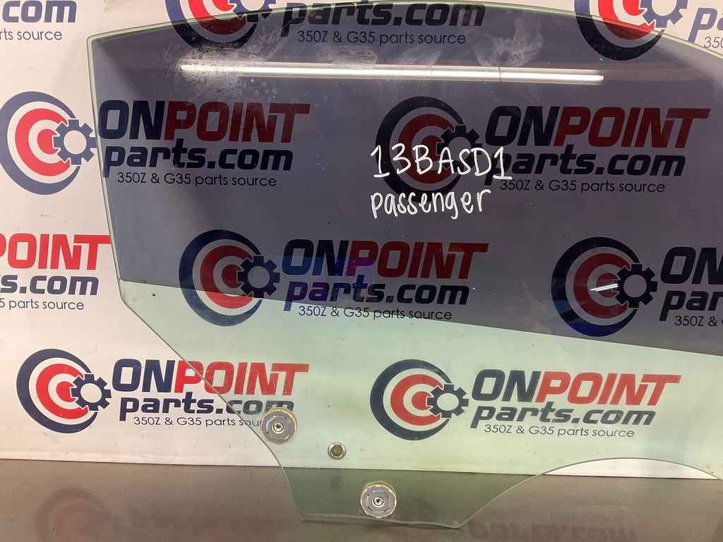 2008 Nissan 350Z Passenger Right Tinted Door Window Glass OEM 13BASD1 - On Point Parts Inc