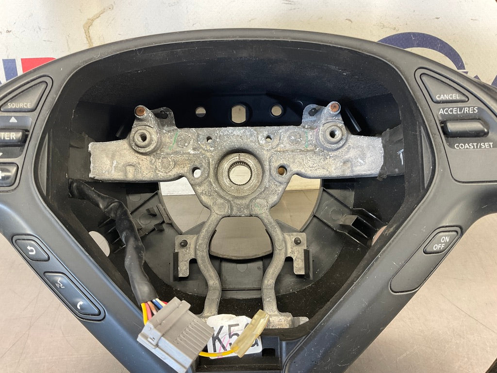2008 Infiniti G35 Leather Steering Wheel with Switches OEM 13BC4EC - On Point Parts Inc