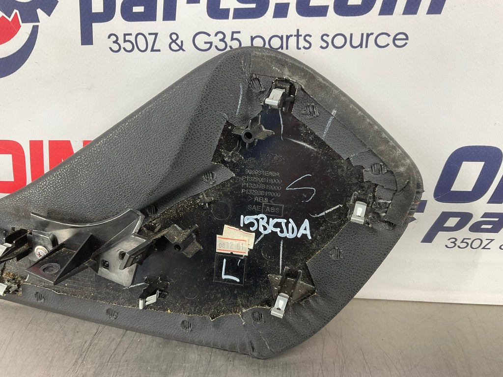 2009 Nissan 370Z Driver Left Center Console Padded Knee Kick Panel OEM 15BKJDA - On Point Parts Inc