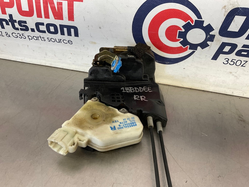 2003 Infiniti G35 Sedan Passenger Right Rear Door Lock Actuator OEM 15BDDEE - On Point Parts Inc
