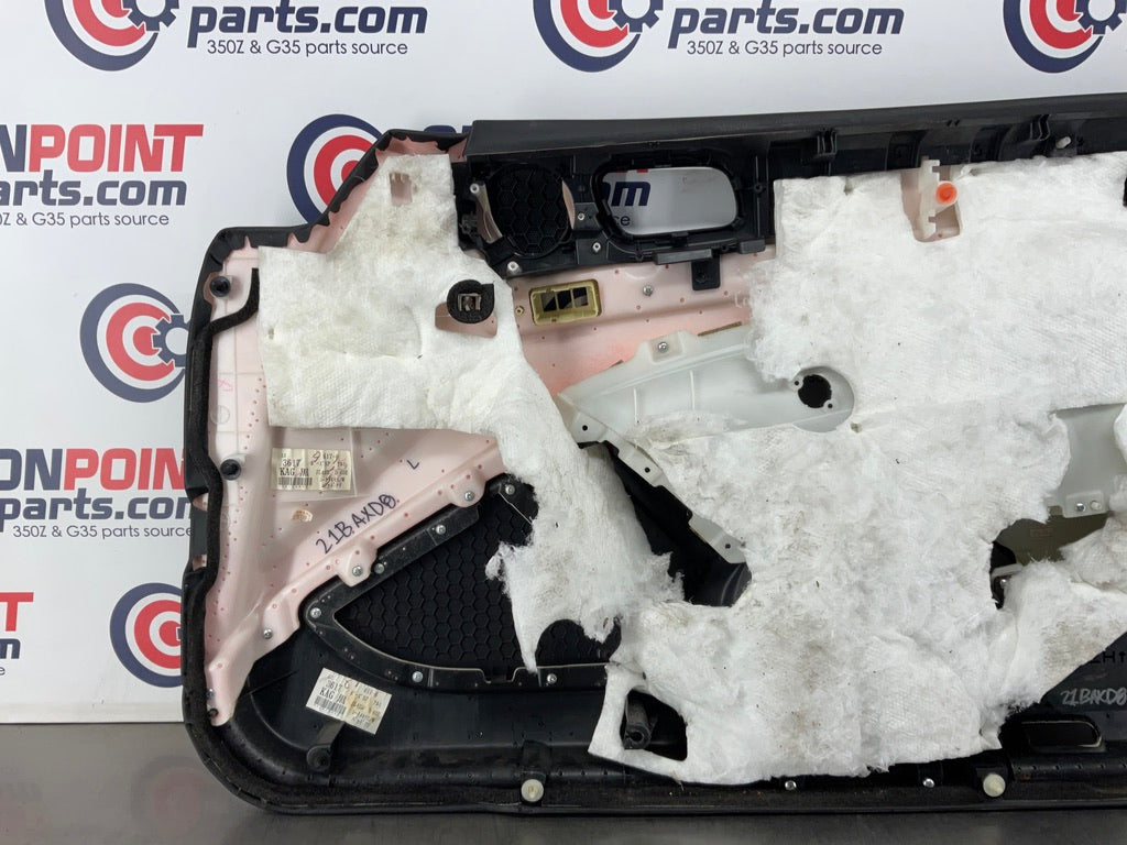 2008 Infiniti G37 Driver Left Interior Door Panel Trim OEM 21BAXD8 - On Point Parts Inc