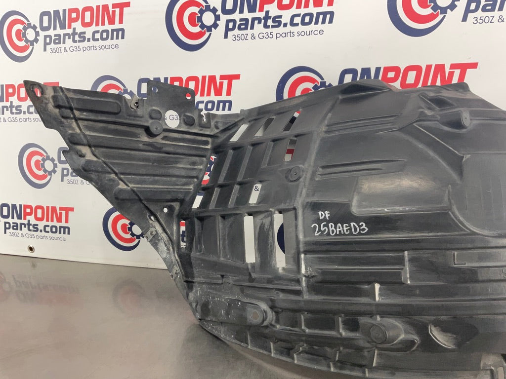 2005 Nissan 350Z Driver Left Front Fender Liner Well Splash Guard OEM 25BAED3 - On Point Parts Inc