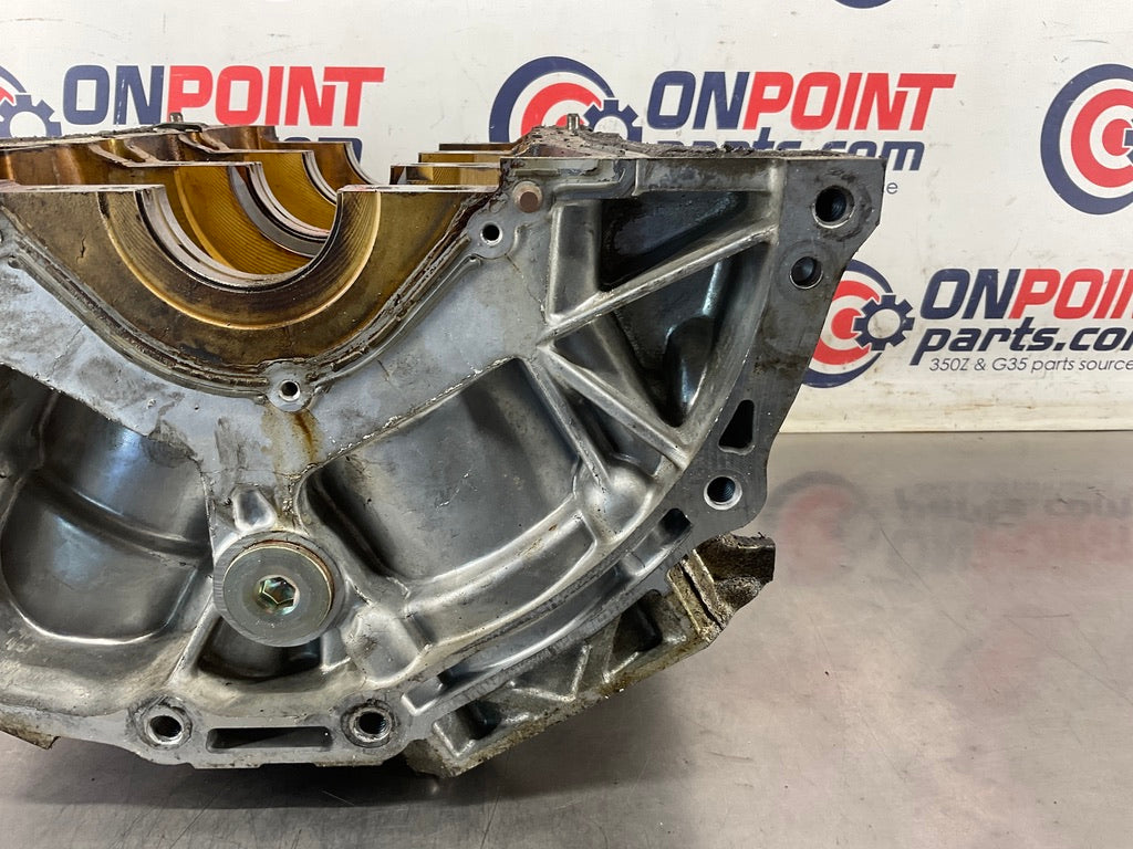 2004 Infiniti G35 VQ35DE Engine Block with Crank Shaft Bearing Caps  OEM 15BE4E0 - On Point Parts Inc