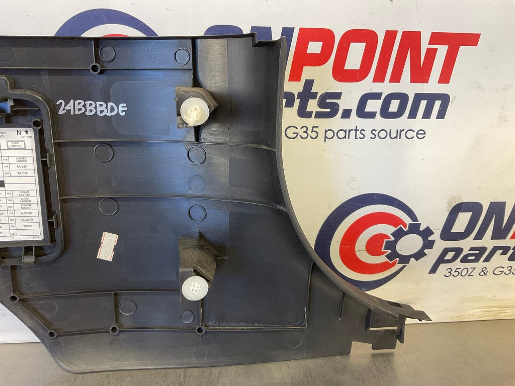 2010 Nissan 370Z Driver Left Lower Dash Fuse Panel Cover 66901 OEM 24BBBDE - On Point Parts Inc