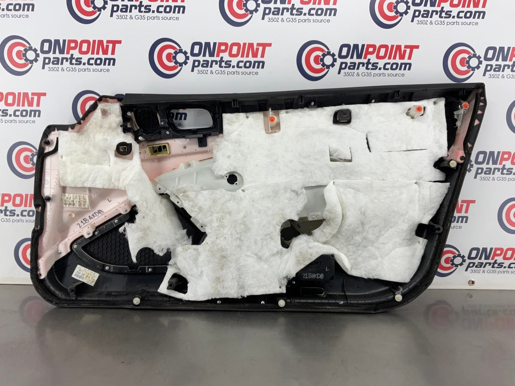 2008 Infiniti G37 Driver Left Interior Door Panel Trim OEM 21BAXD8 - On Point Parts Inc