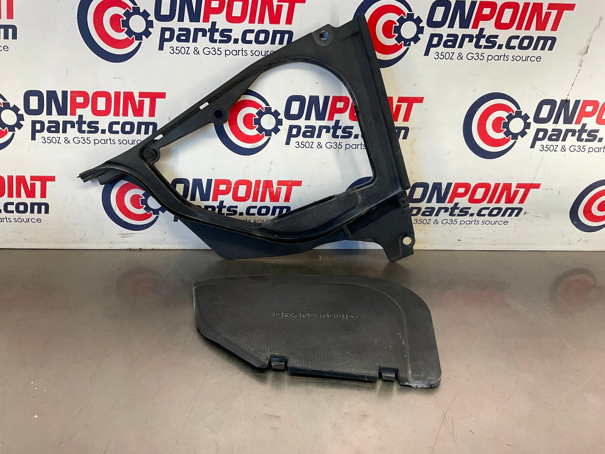 2012 Nissan 370Z Brake Fluid Bezel Trim Cover 64895 OEM 24BDME3 - On Point Parts Inc