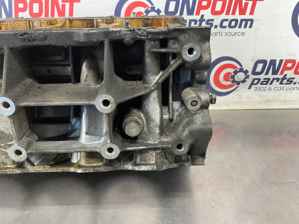 2004 Infiniti G35 VQ35DE Engine Block with Crank Shaft Bearing Caps  OEM 15BE4E0 - On Point Parts Inc