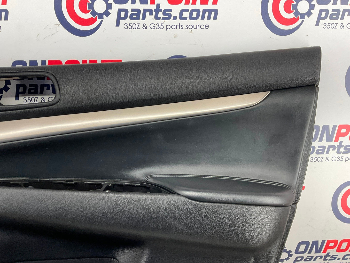 2013 Infiniti G37 Sedan Passenger Right Front Interior Door Panel OEM 12BCGE8 - On Point Parts Inc