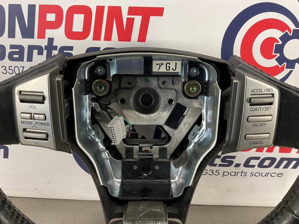 2004 Infiniti G35 Steering Wheel with Cruise Control Radio Switches OEM 12BK8DC - On Point Parts Inc