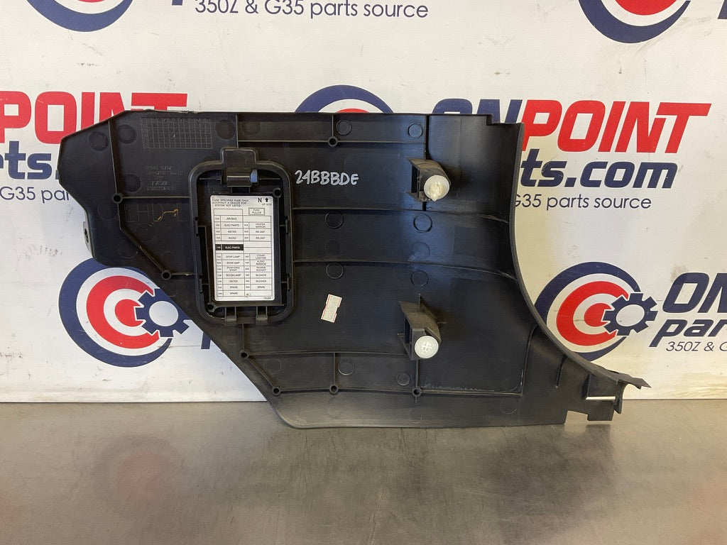 2010 Nissan 370Z Driver Left Lower Dash Fuse Panel Cover 66901 OEM 24BBBDE - On Point Parts Inc