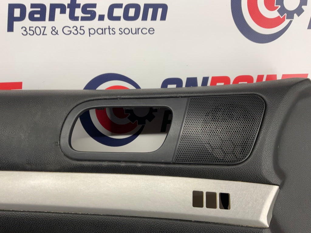 2008 Infiniti G37 Driver Left Interior Door Panel Trim OEM 21BAXD8 - On Point Parts Inc