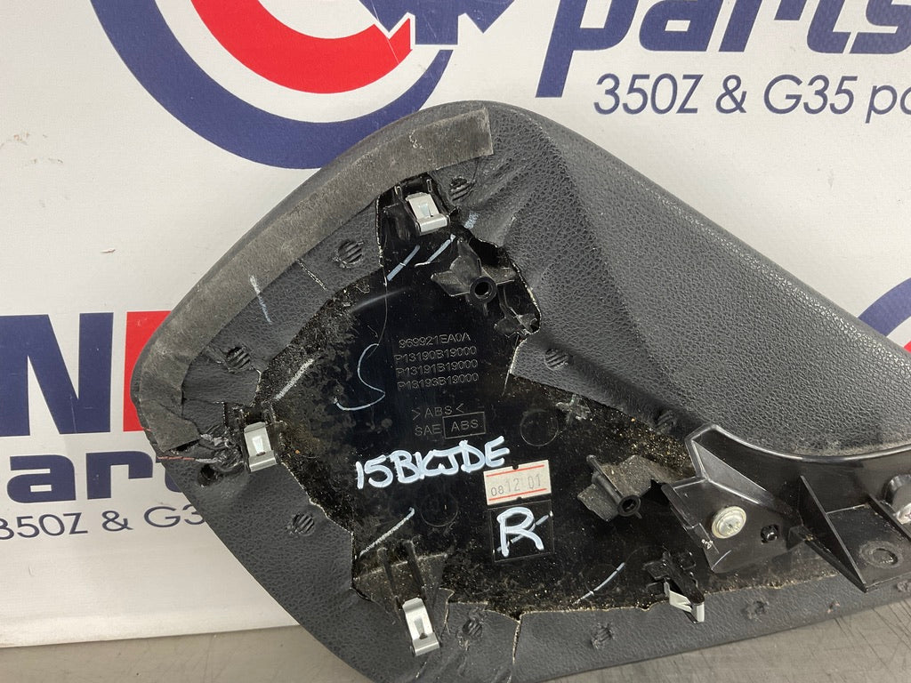 2009 Nissan 370Z Passenger Right Center Console Padded Knee Panel OEM 15BKJDE - On Point Parts Inc