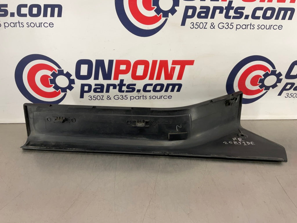 2006 Infiniti G35 Sedan Passenger Right Rear Door Kick Plate Trim OEM 25BJ1DE - On Point Parts Inc