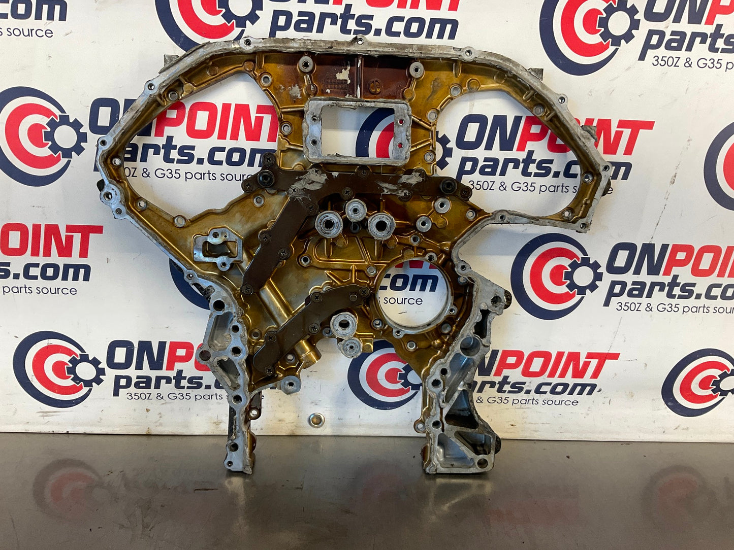 2014 Nissan 370Z Rear VQ37VHR Timing Chain Cover OEM 23BDSD0 - On Point Parts Inc