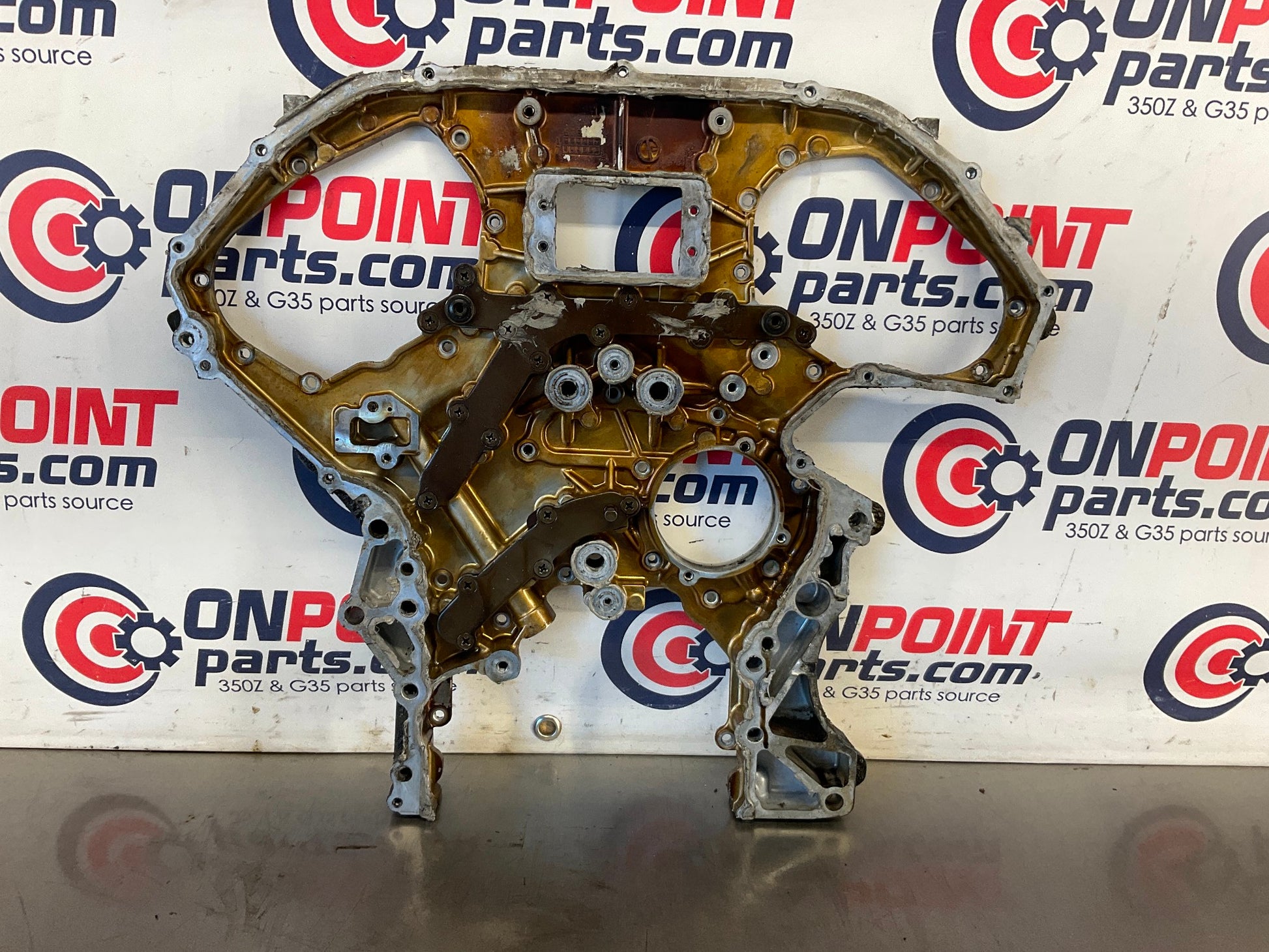 2014 Nissan 370Z Rear VQ37VHR Timing Chain Cover OEM 23BDSD0 - On Point Parts Inc