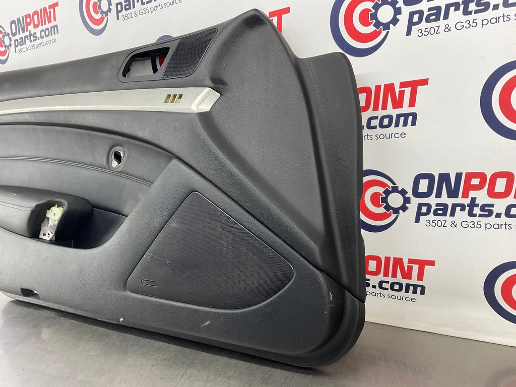 2008 Infiniti G37 Driver Left Interior Door Panel Trim OEM 21BAXD8 - On Point Parts Inc