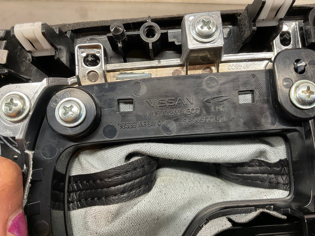 2013 Infiniti G37 Sedan Automatic Gear Shifter Trim with Coin Tray OEM 12BCGEA - On Point Parts Inc