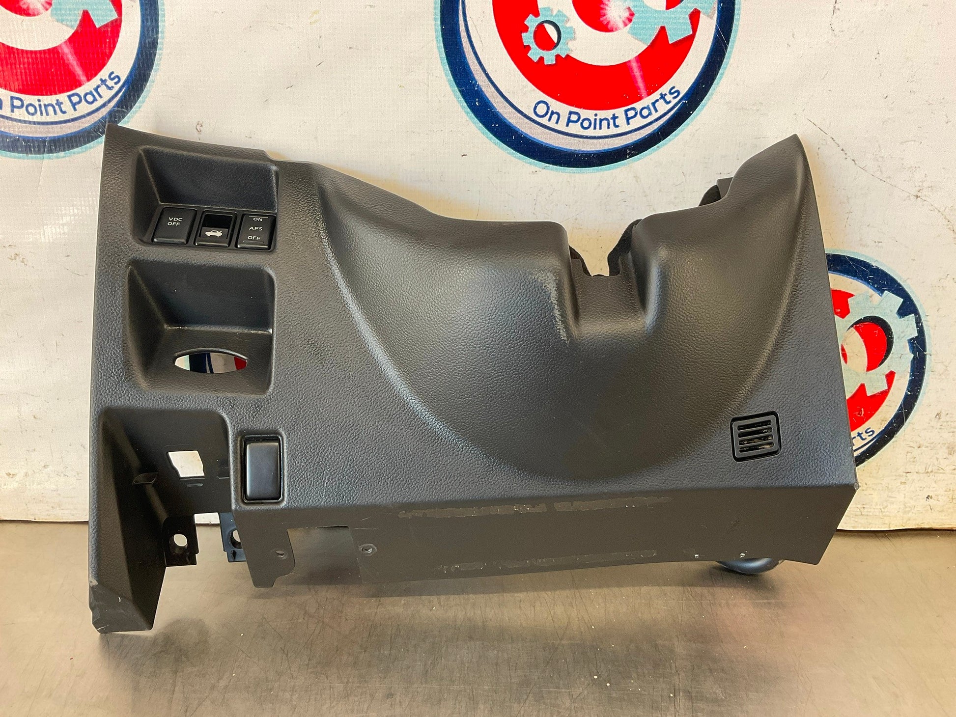 2008 Infiniti G37 Lower Dash Cover Trunk VDC Switches OEM 13BI0D7 - On Point Parts Inc