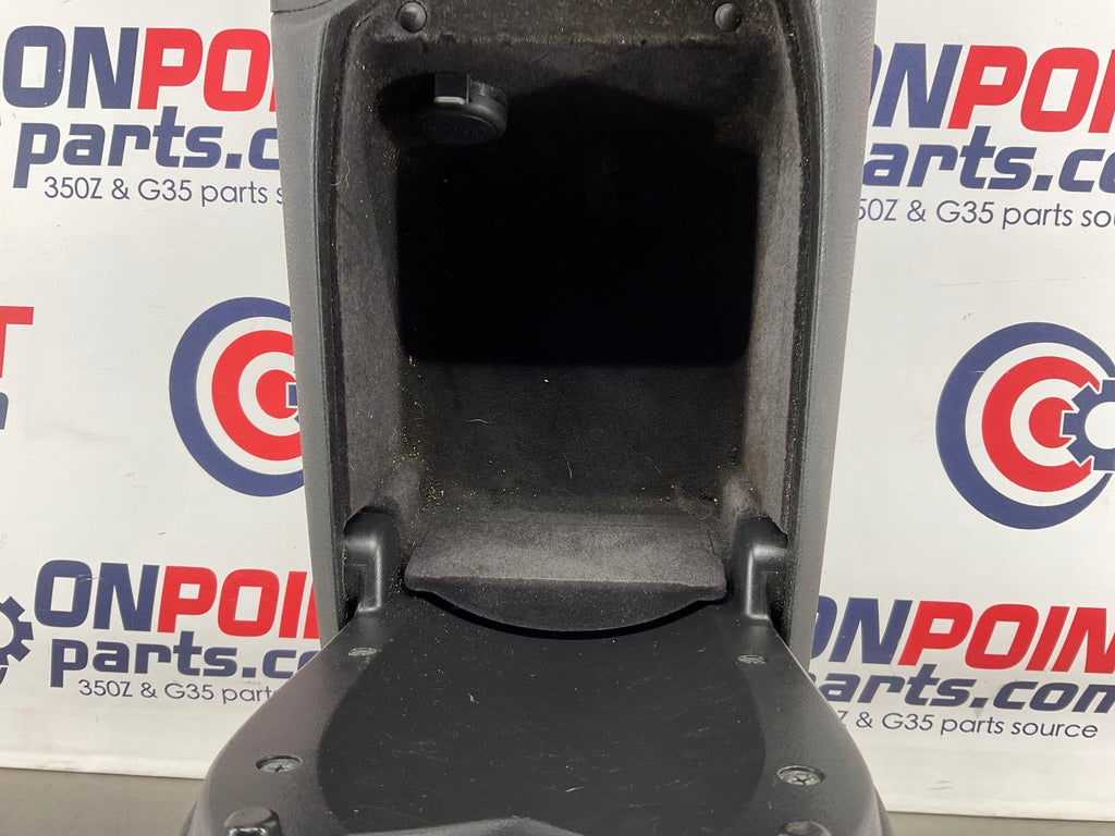 2009 Nissan 370Z Center Console Storage Cubby Armrest Manual OEM 15BKJD8 - On Point Parts Inc