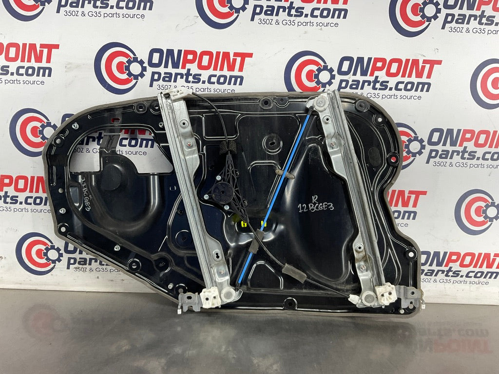 2013 Infiniti G37 Sedan Passenger Right Front Window Regulator Motor OEM 12BCGE3 - On Point Parts Inc
