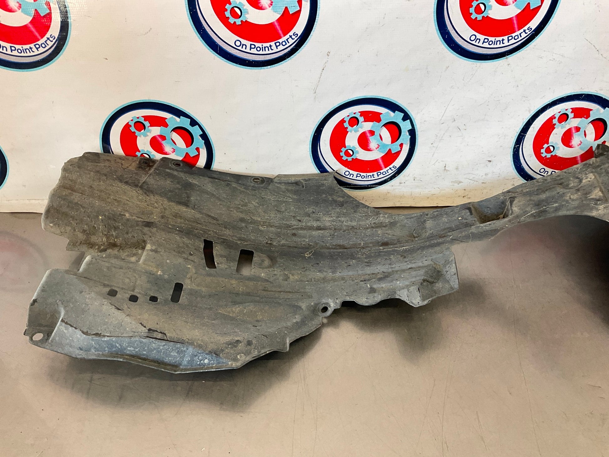 2004 Infiniti G35 Passenger Right Inner Fender LIners Splash Guard OEM 25BFND3 - On Point Parts Inc