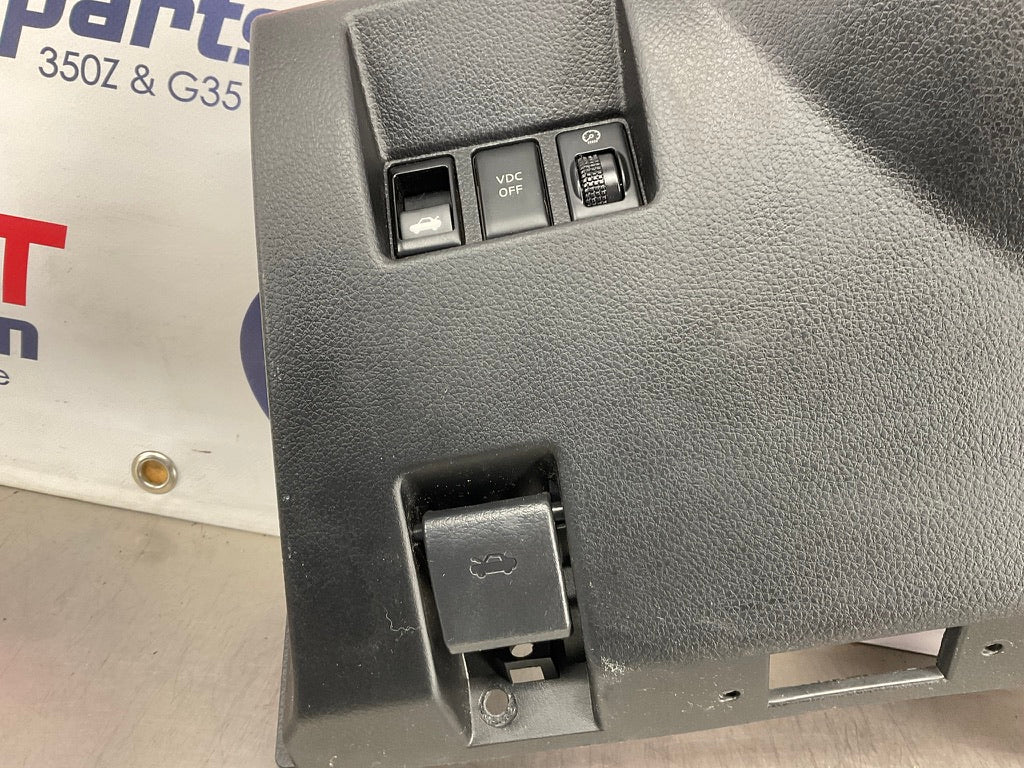 2006 Infiniti G35 Sedan Lower Steering Column Trim with Switches OEM 25BJ1D7 - On Point Parts Inc