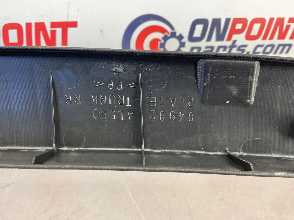 2003 Infiniti G35 Sedan Trunk Latch Cover Trim 84993 84992 OEM 15BDDE7 - On Point Parts Inc