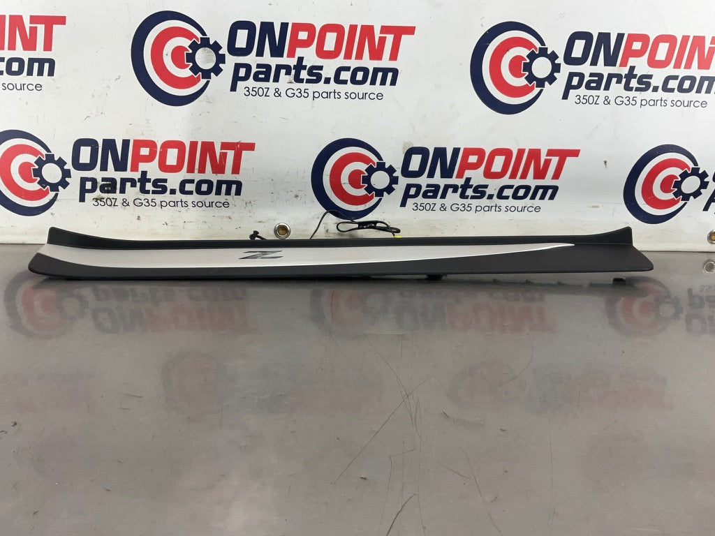 2016 Nissan 370Z Passenger Right Illuminated Door Threshold Plate OEM 11BB9D7 - On Point Parts Inc