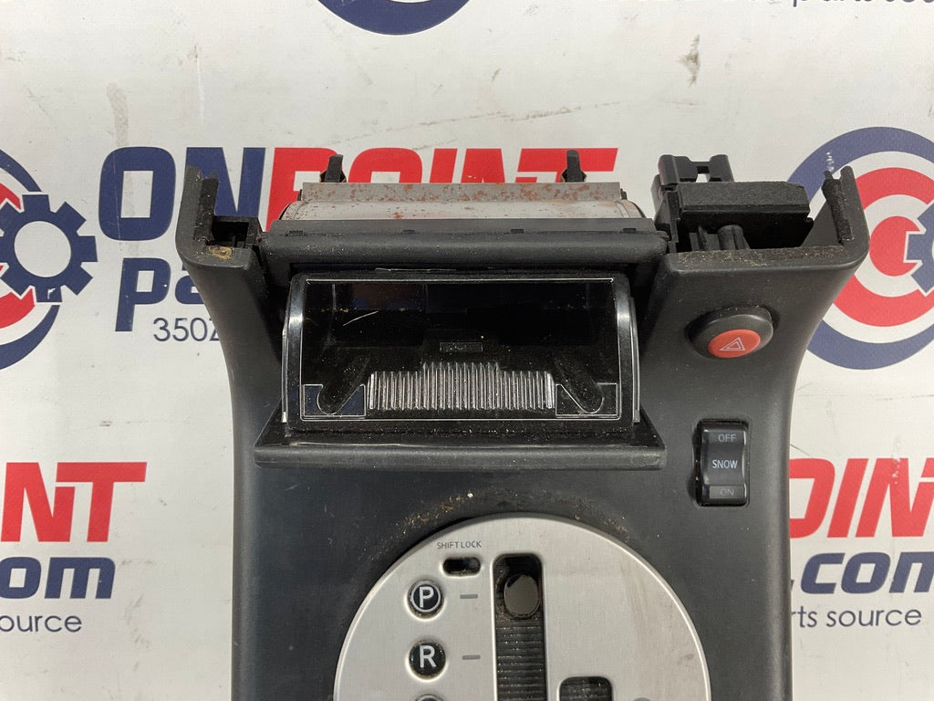 2004 Infiniti G35 Automatic Gear Shifter Bezel with Cup Holder OEM 15BE4EC - On Point Parts Inc