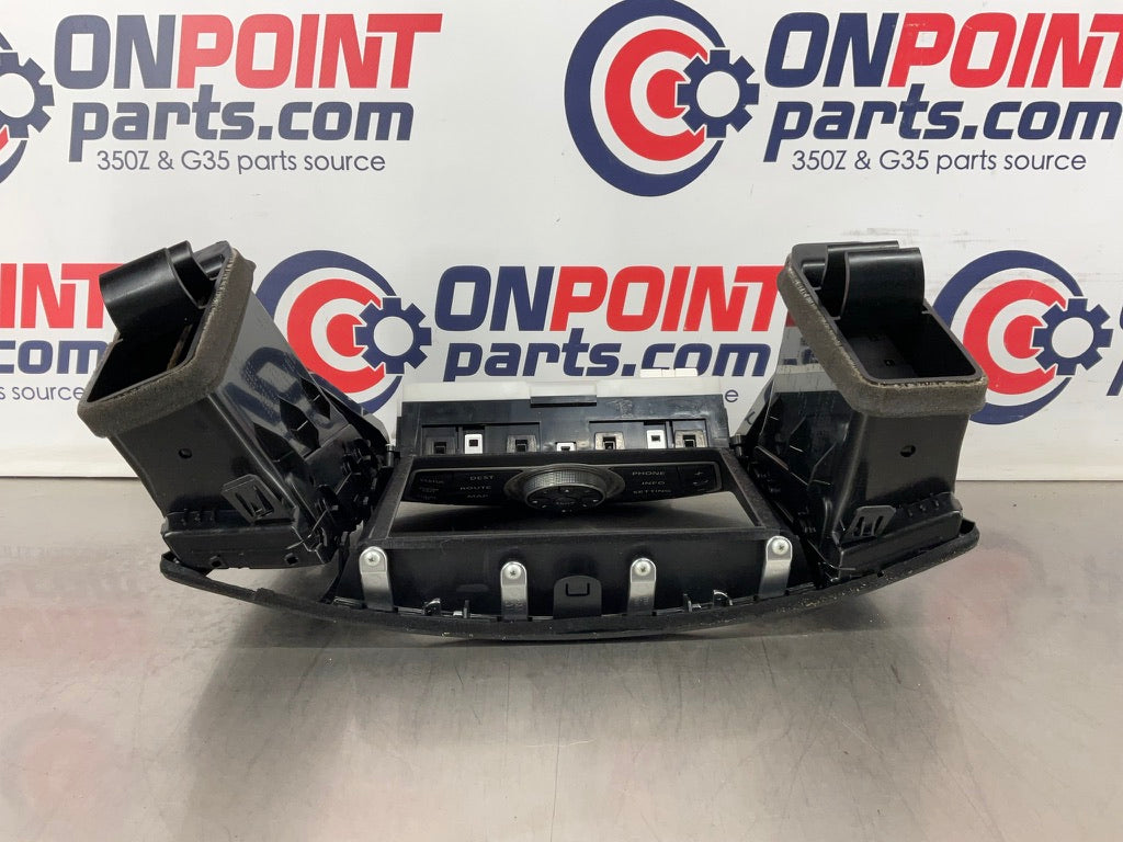 2008 Infiniti G37 Center Dash Vent Navigation Control Trim 28395 OEM 21BAXDC - On Point Parts Inc