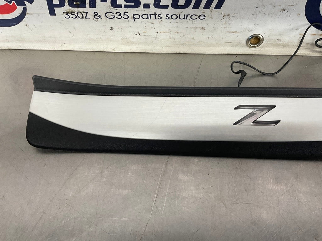 2016 Nissan 370Z Passenger Right Illuminated Door Threshold Plate OEM 11BB9D7 - On Point Parts Inc