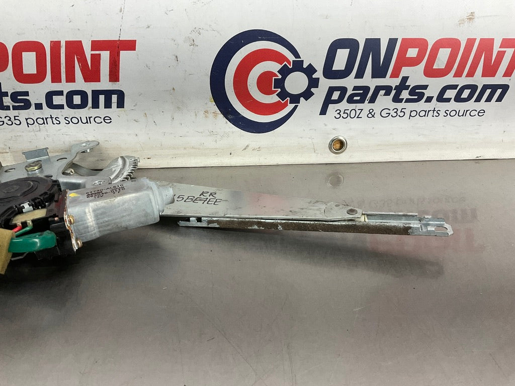 2004 Infiniti G35 Passenger Right Rear Window Regulator Motor 82730 OEM 15BE4EE - On Point Parts Inc