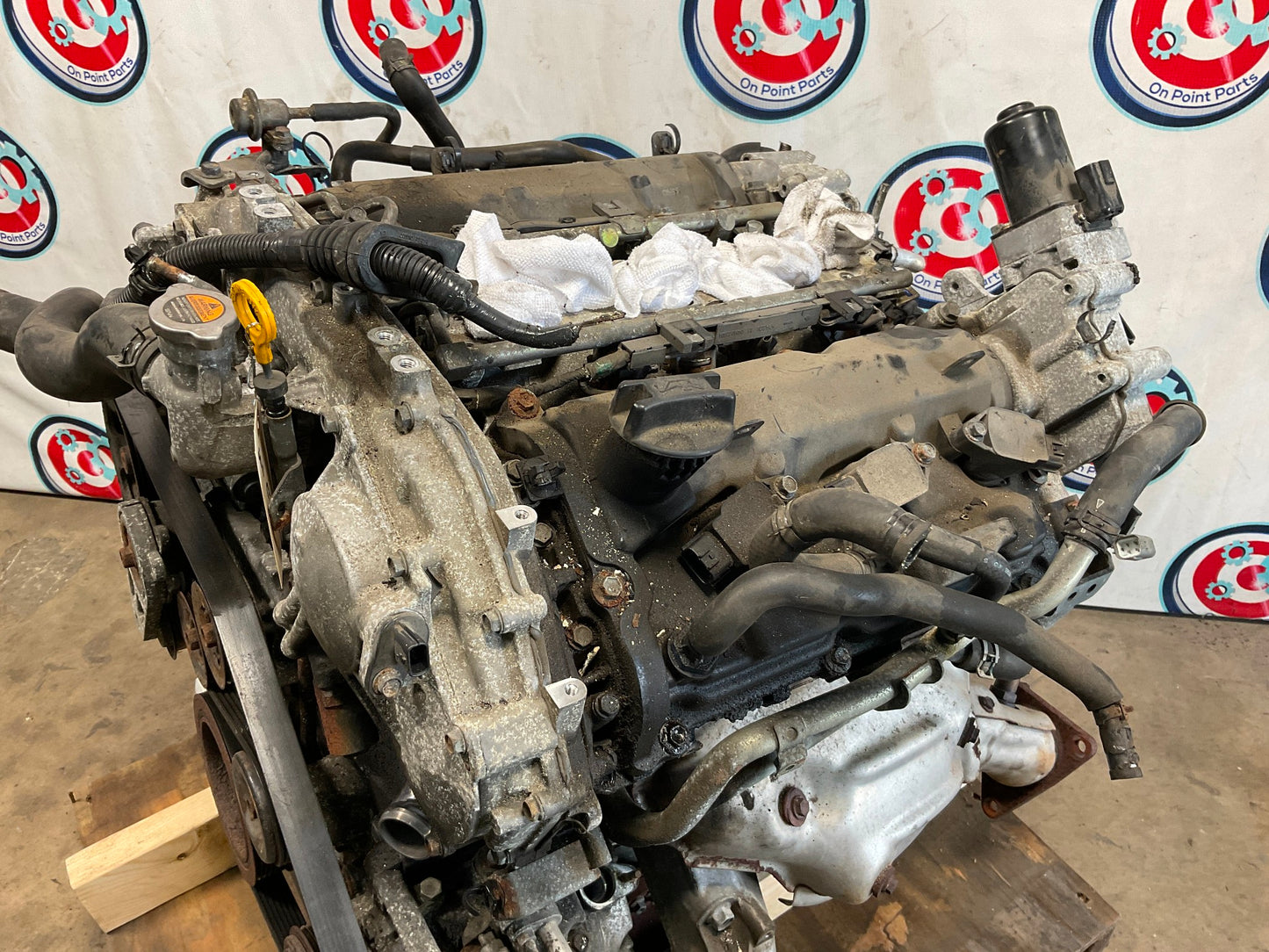 2010 Infiniti G37 AWD VQ37VHR Engine Automatic 183k OEM 22BHYD0 - On Point Parts Inc