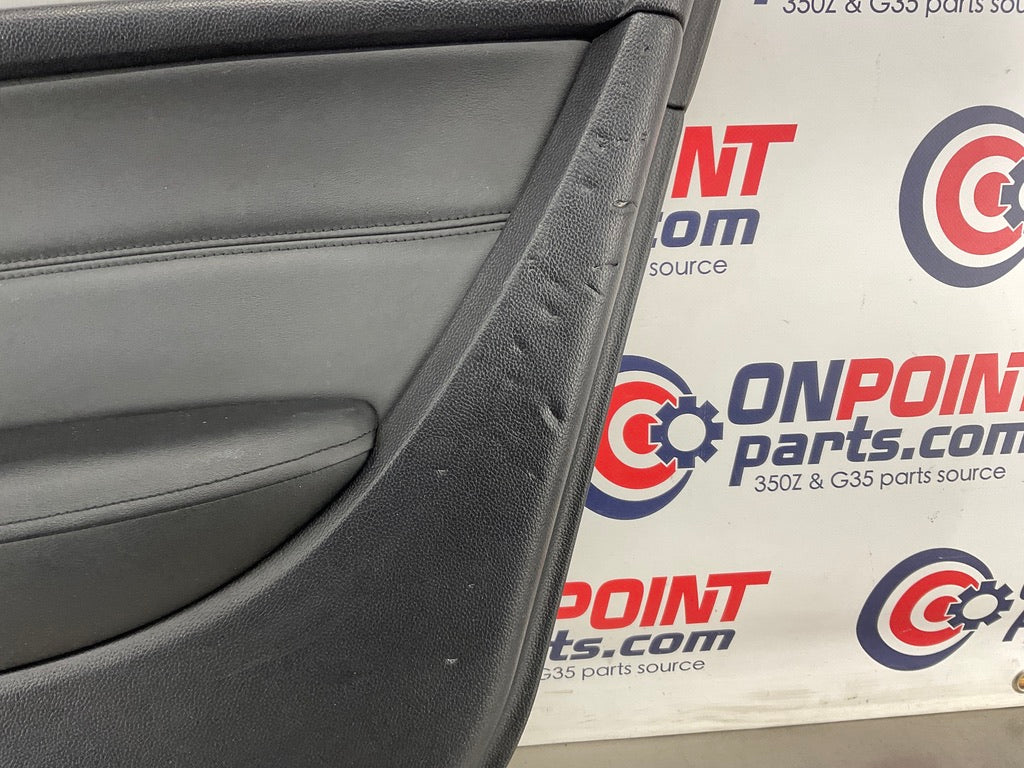2008 Infiniti G37 Passenger Right Interior Door Panel Trim OEM 21BAXD8 - On Point Parts Inc