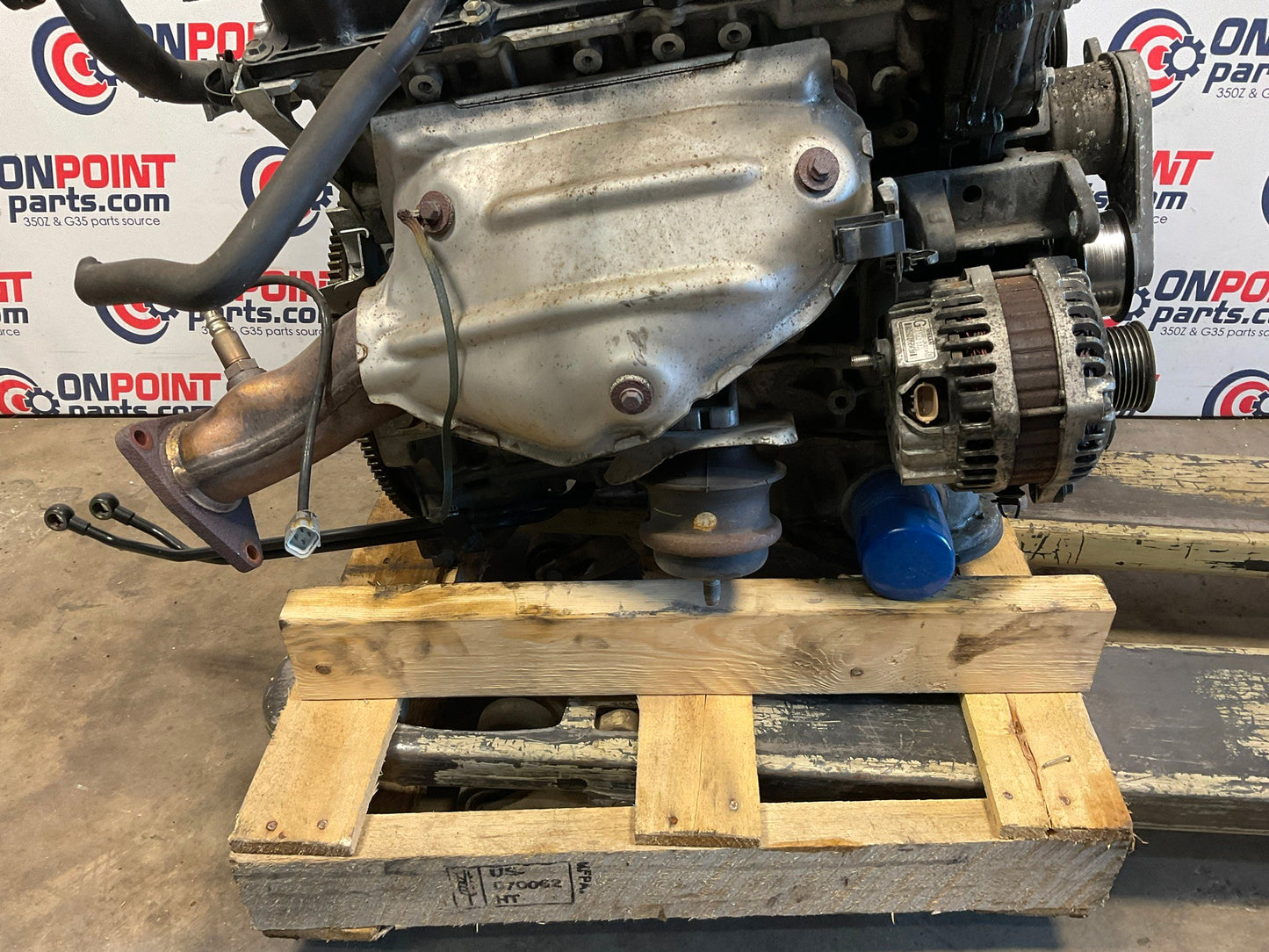 2007 Nissan 350Z VQ35HR Engine Motor 5 Speed Automatic 139k OEM 25BCBE0 - On Point Parts Inc